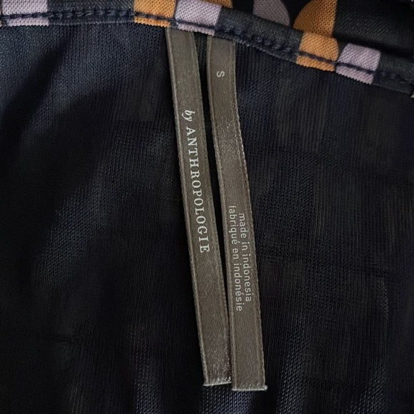 By Anthropologie Strappy Tank Ruched Mesh Detail Small Top Ruffle - Picture 7 of 7